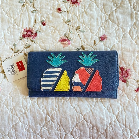 Relic navy summer pineapple wallet - Picture 1 of 6